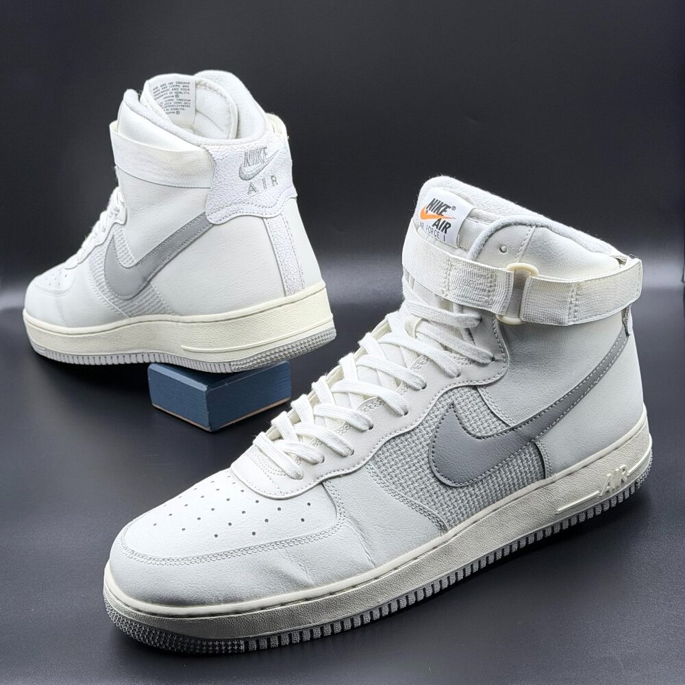Nike Air Force 1 High '07 LV8 'Sail Medium Grey' - Picture 11 of 15